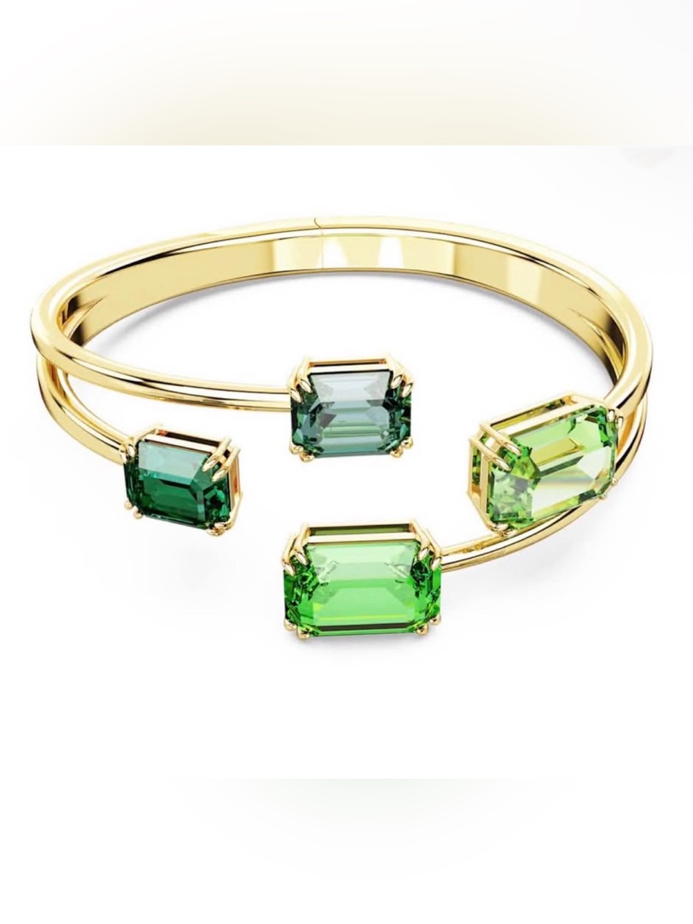 Swarovski Millenia bangle Bracelet - Green Crystals - brand new
